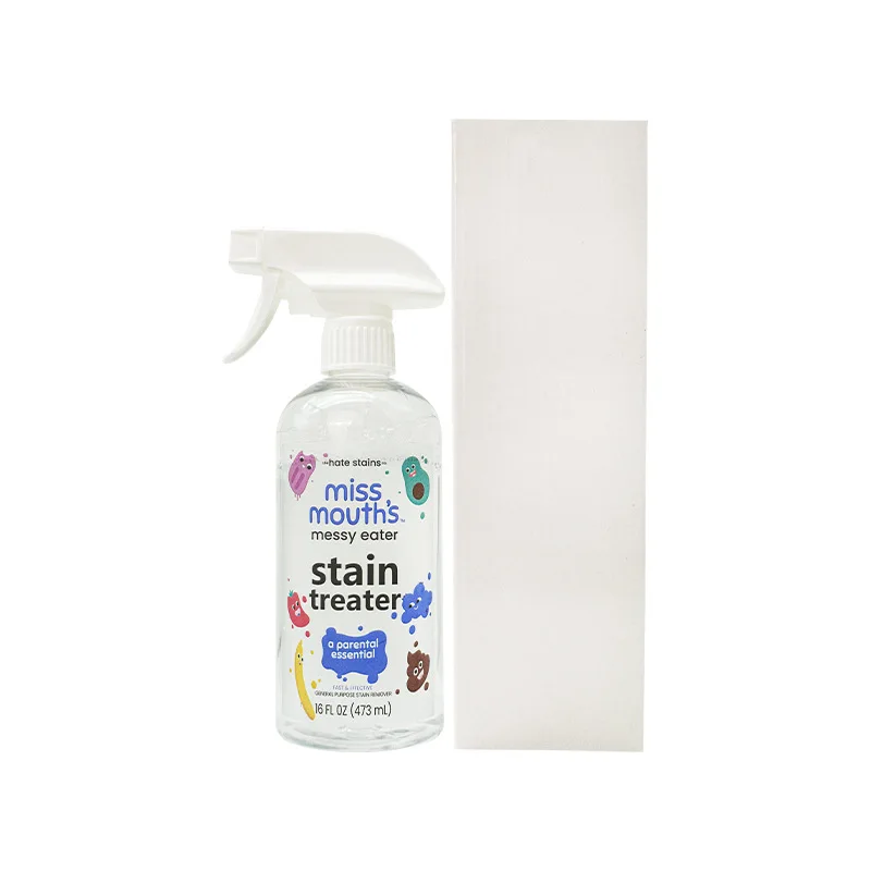Miss Mouth's Messy Eater Stain Treater Spray Newborn & Baby Essentials No Dry Cleaning Food Grease Coffee Off Laundry, Underwear