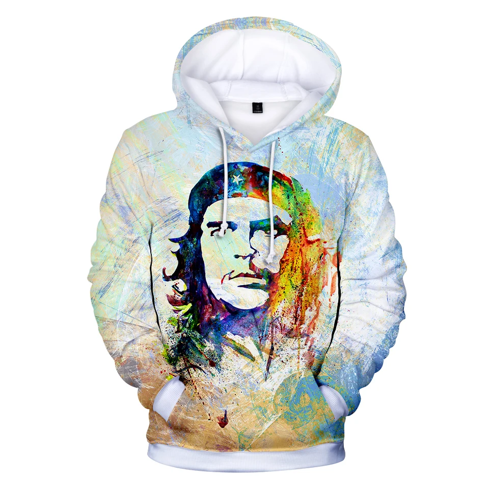 Che Guevara Hero 3D Hoodie Sweatshirt Men Women Autumn Winter Hoodies High Quality Oversized Pullovers Tops Che Guevara Clothes