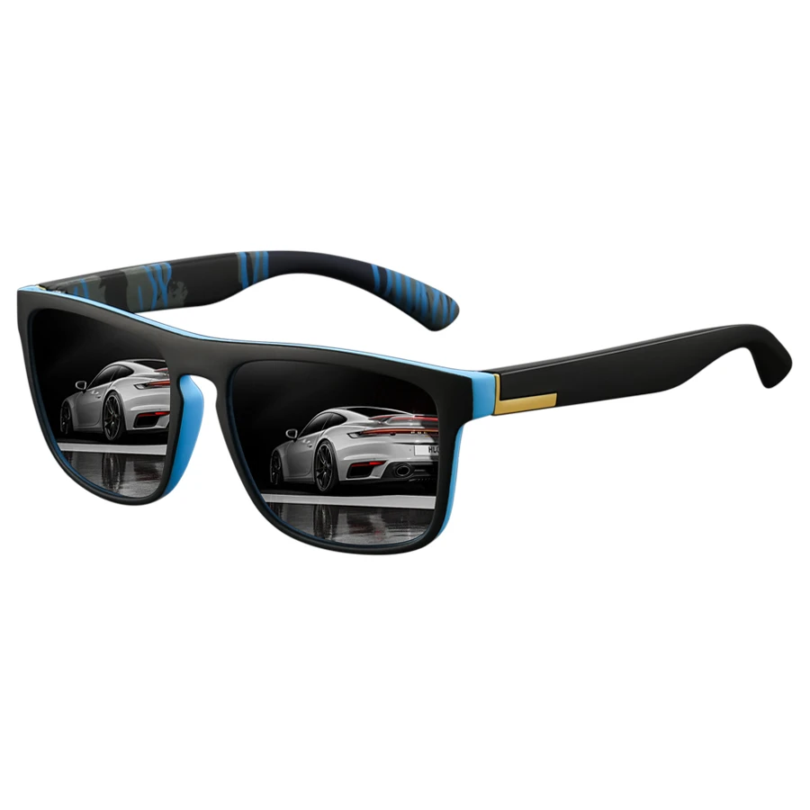 Fashion Vintage Men Women Sunglasses Luxury Brand Designer  Square Sport Fashionable Driving Fishing Eyewear