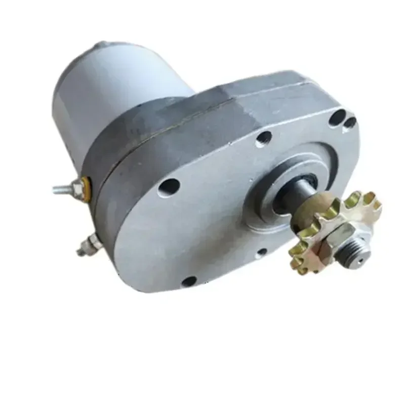 12V 24V 600W  60RPM 400kg High-power Multi-purpose DC Motor for Dual Fertilizer Box DC Permanent Magnet Motor 428 530