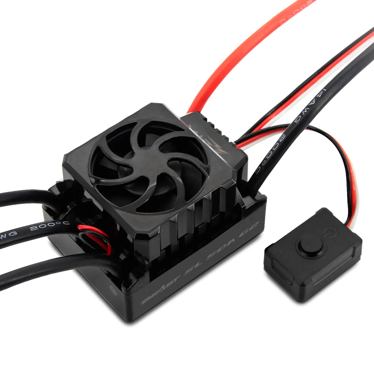 Ztw 32-Bit Beest Sl 50A/60A Esc G2 Waterdichte 2-3S 6V/3A bec Brushless Motor 3650 Combo Voor 1/10 Rc Auto Rtr Buggy Truck