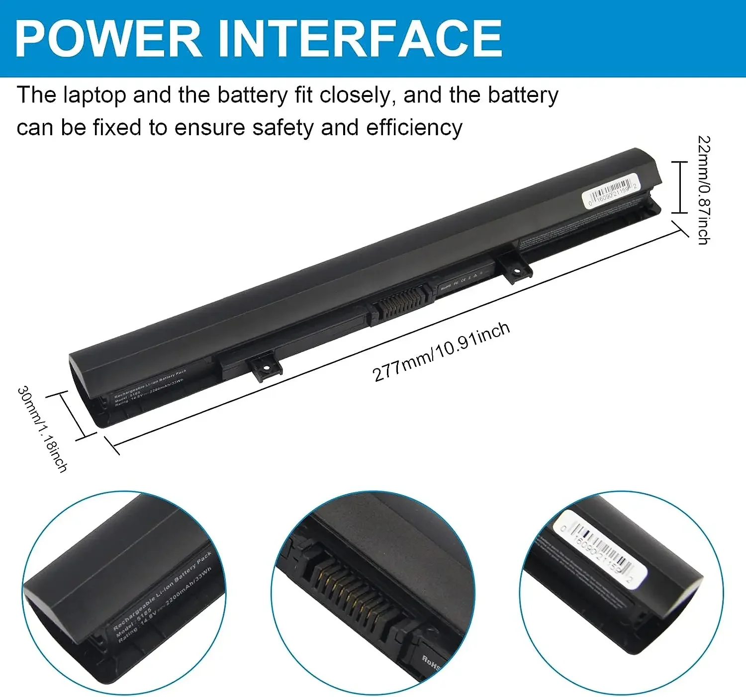 Nowa PA5185U-1BRS bateria laptopa kompatybilna z laptopem satelitarnym Toshiba P/N: PA5195U-1BRS PA5186U-1BRS PA5184U-1BRS