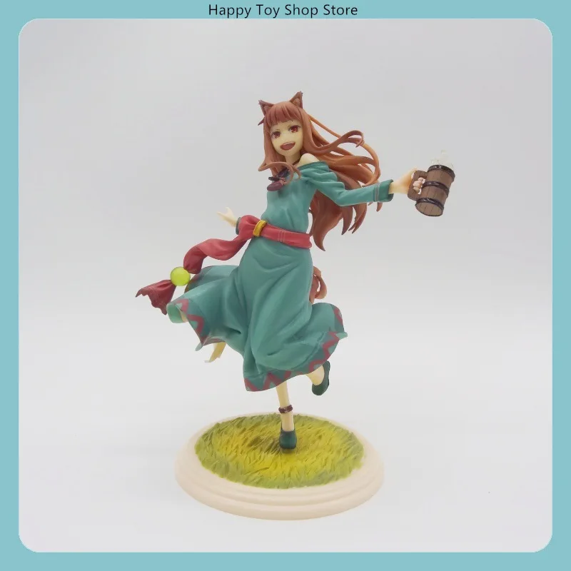 

24cm Merchant Meets The Wise Wolf Holo 5th Generation Celebrate Joyously Anime Figure Model Boys Collection Desktop Ornament Toy