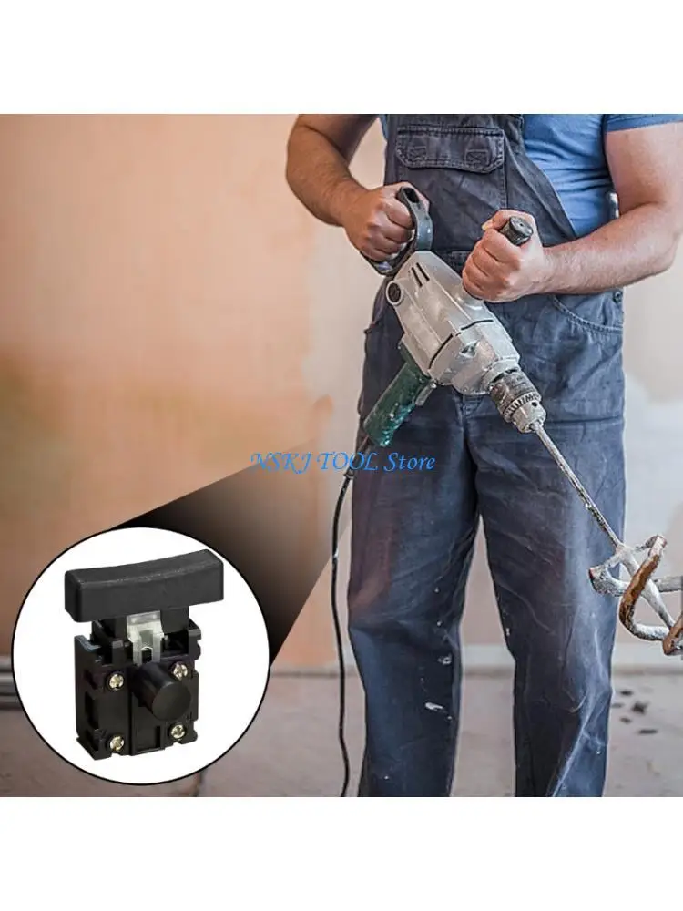 L8RC Replacement Power Tool Control Part with Black Plastic Housing for Routine Repair Service, Daily Maintenance Use, and Spare