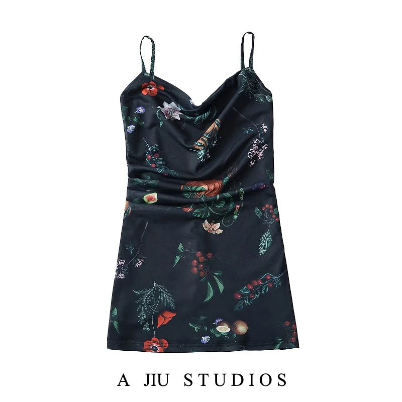 

Vintage Pure Desire Sexy Floral ter Dr Women's SummerSlimming orts Skirt Sexy Retro Flared Dr Casual Gown