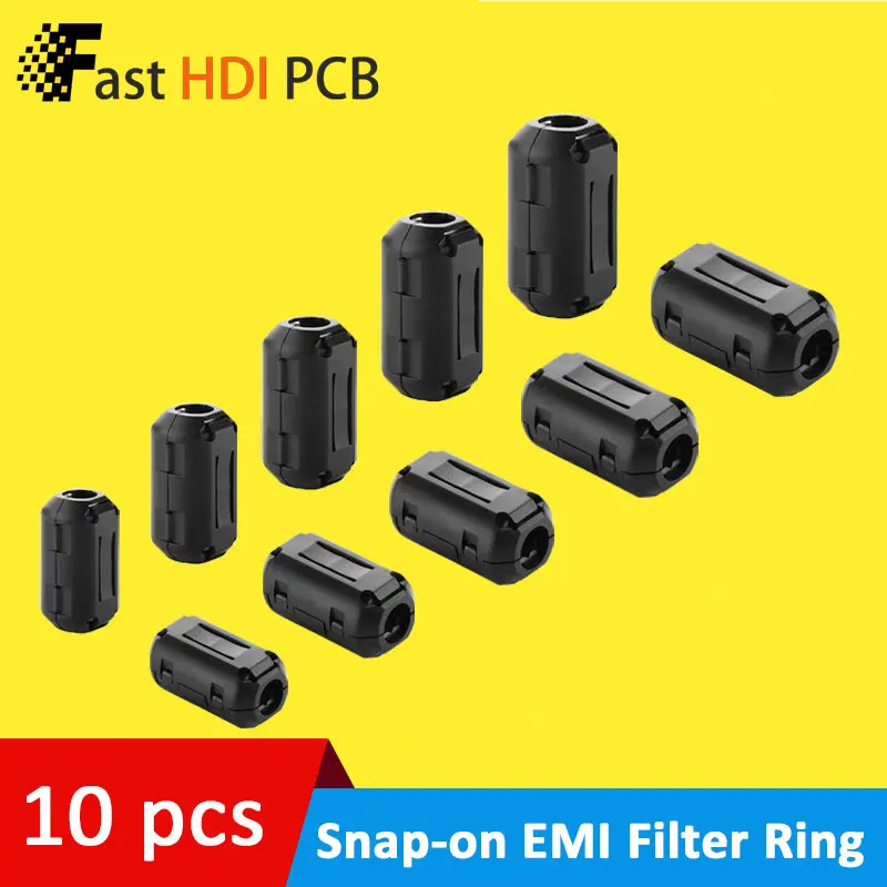 Snap-On EMI Filter Ferrite Bead 5-13mm for HDMI USB Cables