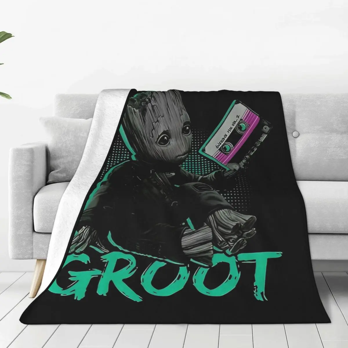 Guardians Of The Galaxy Groot Accessories Blanket Soft Throw Blankets Love Gifts