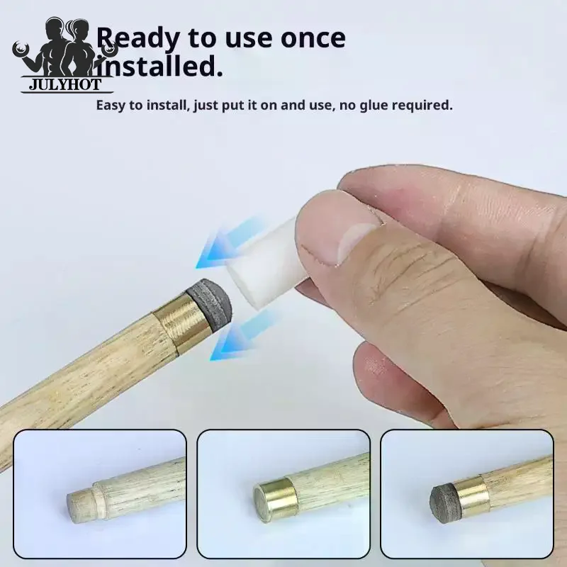 10Pcs 9/10/11/12/13mm Plastic Billiard Cue Spout Head Protector Pool Recreational Replacement Billiard Snooker Accessories
