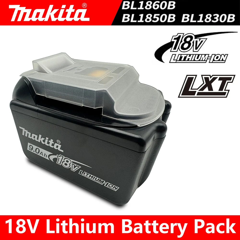 Original Makita 9Ah for Makita 18V Battery BL1830B BL1850B BL1850 BL1840 BL1860 BL1815 Replacement Lithium Battery