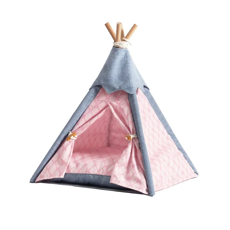 

Палатка для домашних животных, уличная кровать для собак, кошачий туалет, четыре сезона, маленькая собака, съемная и моющаяся