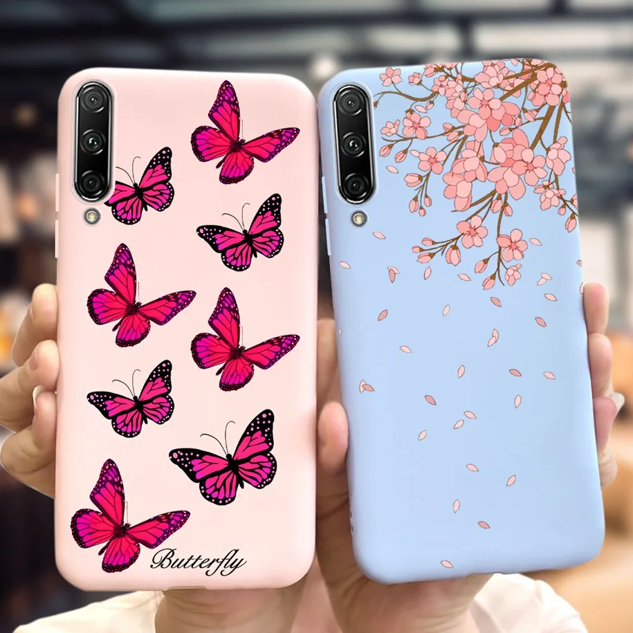 For Honor 9X Premium Case Popular Lavender Flower Patterned Shockproof Cover For Honor 9X STK-LX1 9 X Honor9X Soft Bumper Fundas