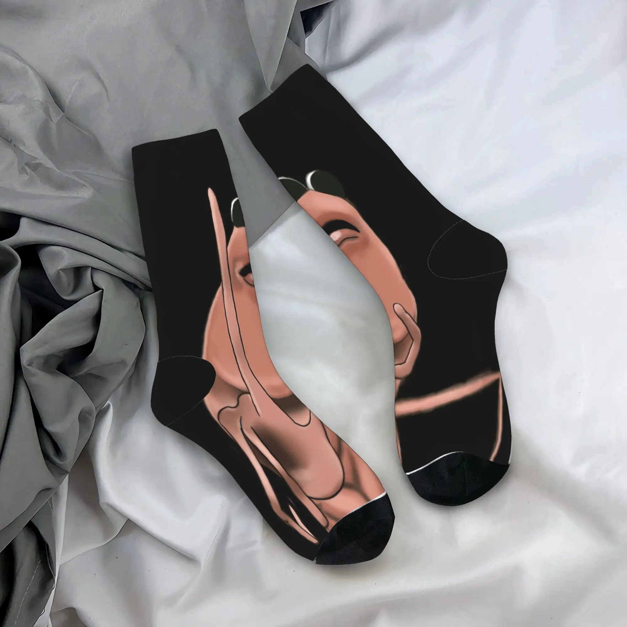 Marcus-medias divertidas Meme, calcetines góticos, calcetines cómodos para hombre, calcetines antideslizantes con gráfico para correr de otoño, regalo