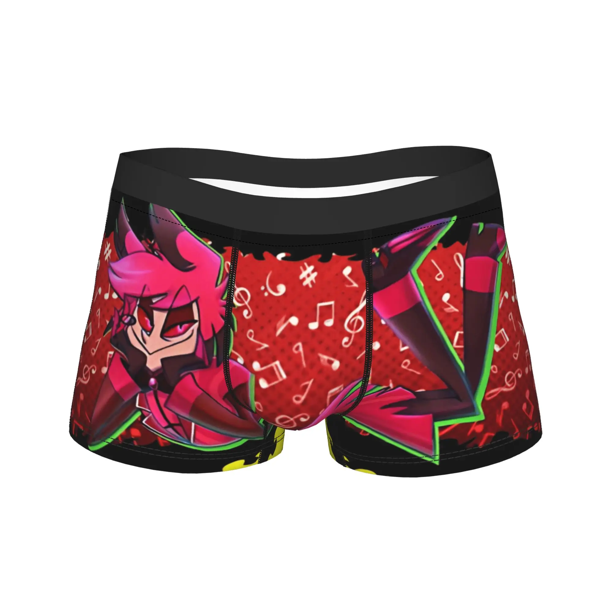 

Alastor Lucifer Vox Hazbining Anime Underwear Men Boxer Brief Funny Boxershorts Hot Sale Printed Plus Size Panties