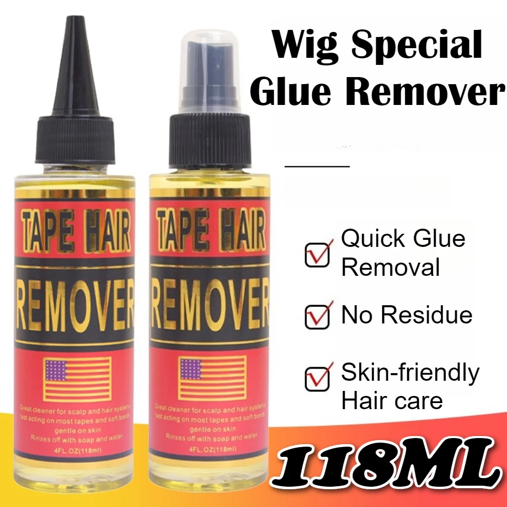 

Средство для удаления клея для наращивания волос 118 мл, быстродействующее, для снятия клея с париков, лент для париков, двусторонних лент для наращивания волос