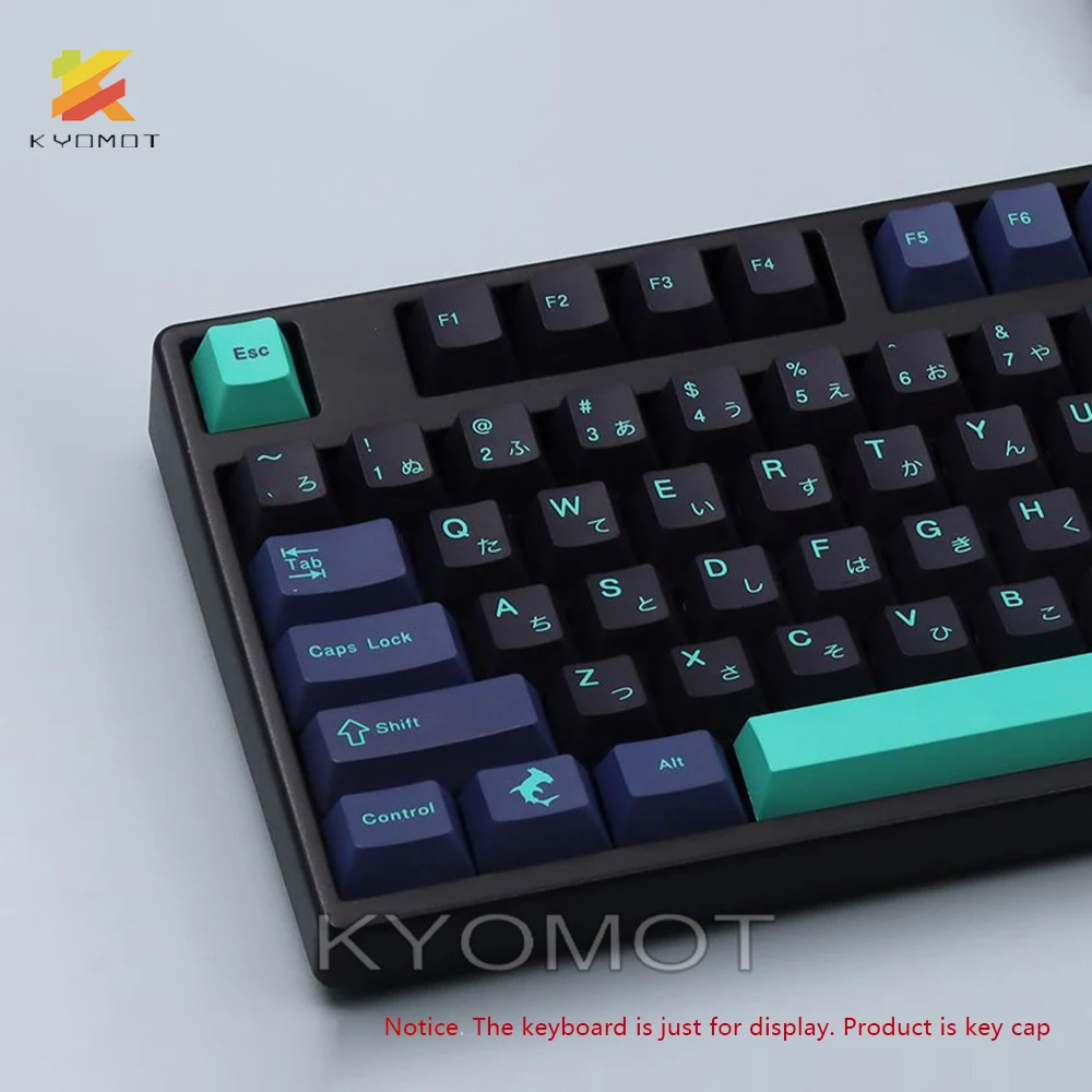 Imagem -04 - Kyomot Gmk Hammerhead Keycaps Pbt Tintura Sub 148 Teclas de Perfil Cereja Keycap para mx Interruptor Faça Você Mesmo Layout Ikbc Filco Teclado Mecânico