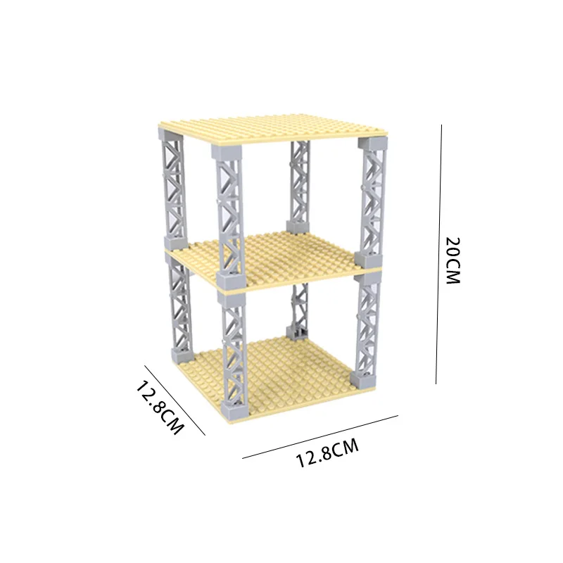 Multi-functional building blocks can be stacked. Multi-layer desktop storage rack display rack watchtower support building rack