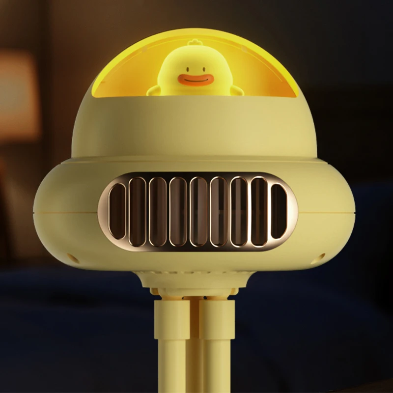 High quality cheap price handheld music baby cute fan light type-c rechargeable clip portable mini stroller fan