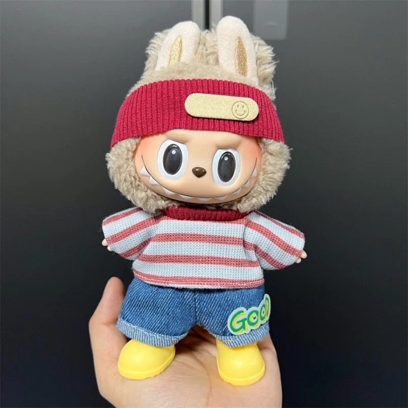 

For 17cm Labubus Mini Doll Clothes Outfit Accessories Party Game Toys Gift