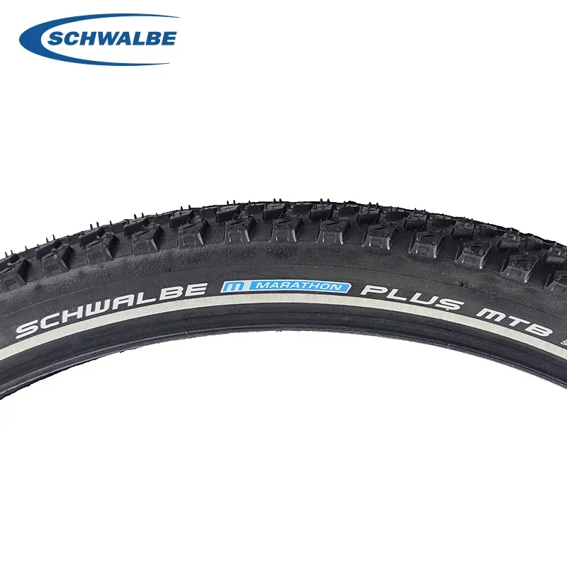 SCHWALBE Original 26x2.10 MARATHON PLUS MTB Black-Reflex Wired Bicycle Tire for E-Bike Off-Road MTB Bike Cycling Parts