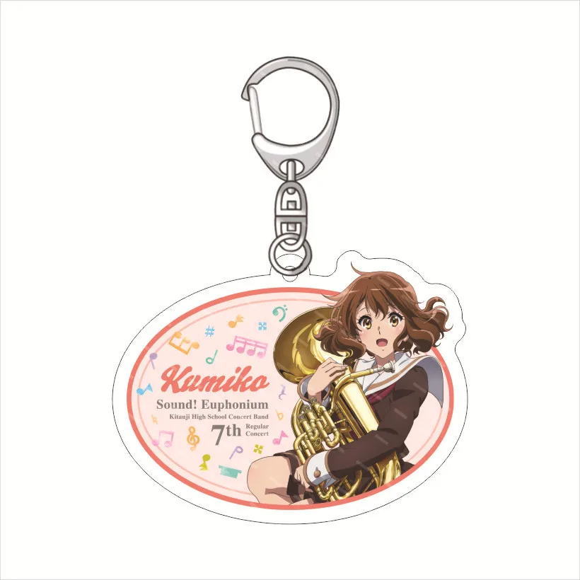 Charme Anime Hibike, Charme Porte-clés en acrylique Euphonium, modèle de personnages cosplay, accessoires d'ornement, cadeaux de collection de marchandises