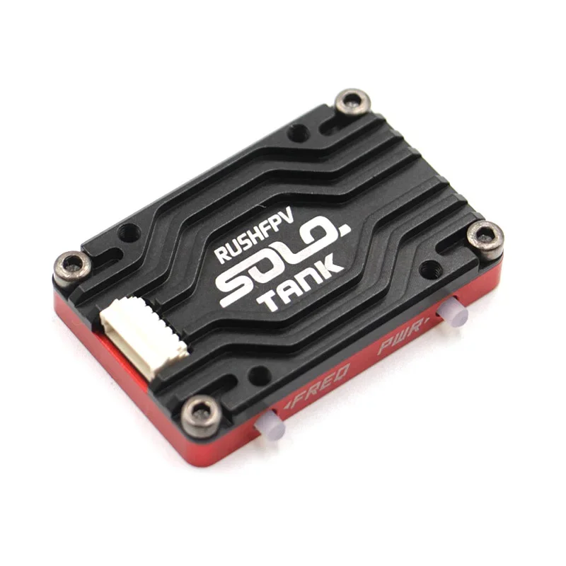 RUSH Solo-Précieux Transmetteur Vidéo VTX, Coque CNC, Microphone Intégré Haute Puissance 5.8 W, Structure de Dissipation Thermique pour RC FPV, 1.6G