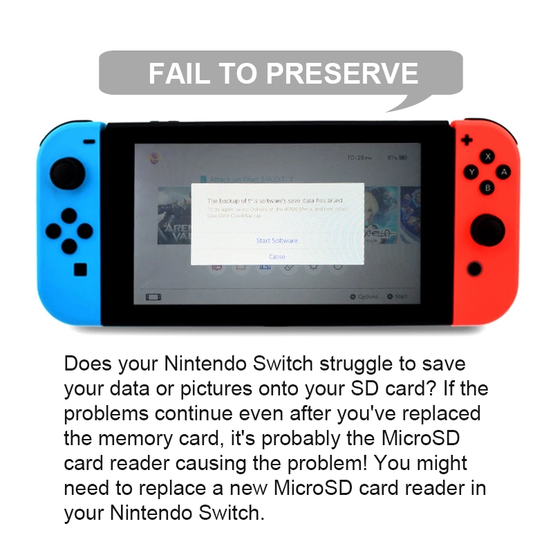 Слот для карты Micro-SD для Nintendo Switch NS TF SD гнездо для карты памяти Board, замена для консоли Nintendo Switch