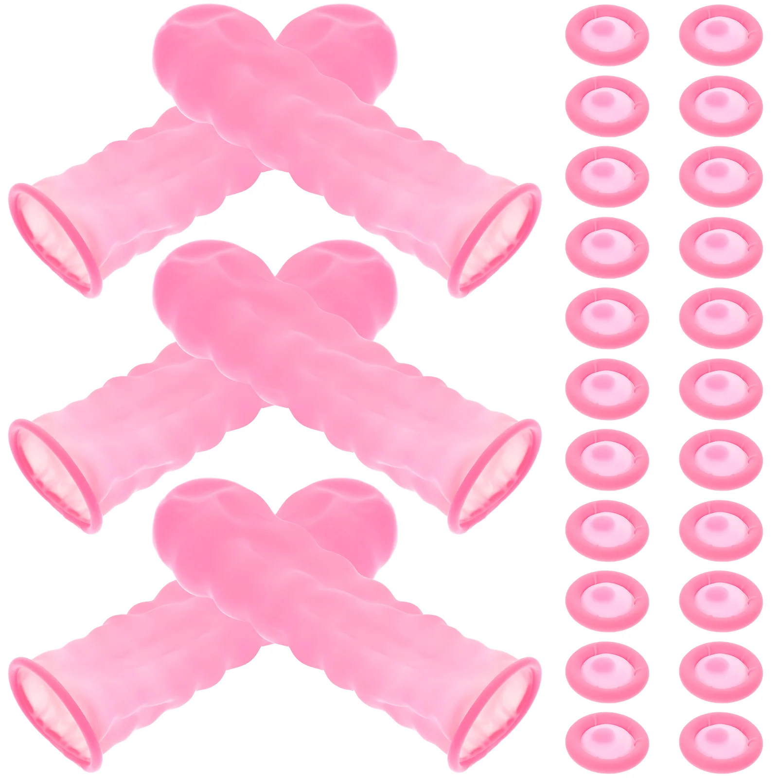 

100 Pcs Protection Cap Finger Cot Anti-static Cots Nail Tools Portable Cover Emulsion Joint Sleeve