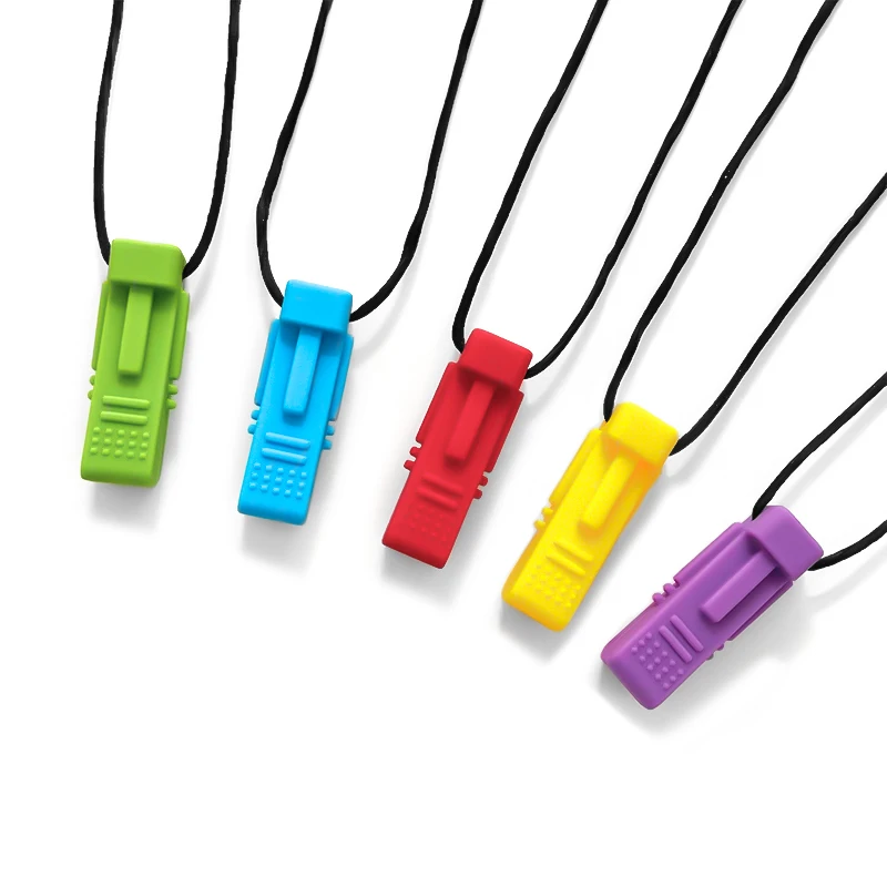 1/5Pcs New Design Resurrection Island Shape Silicone Chew Teether Sensory Oral Motor Aids for Autism Baby Nursing