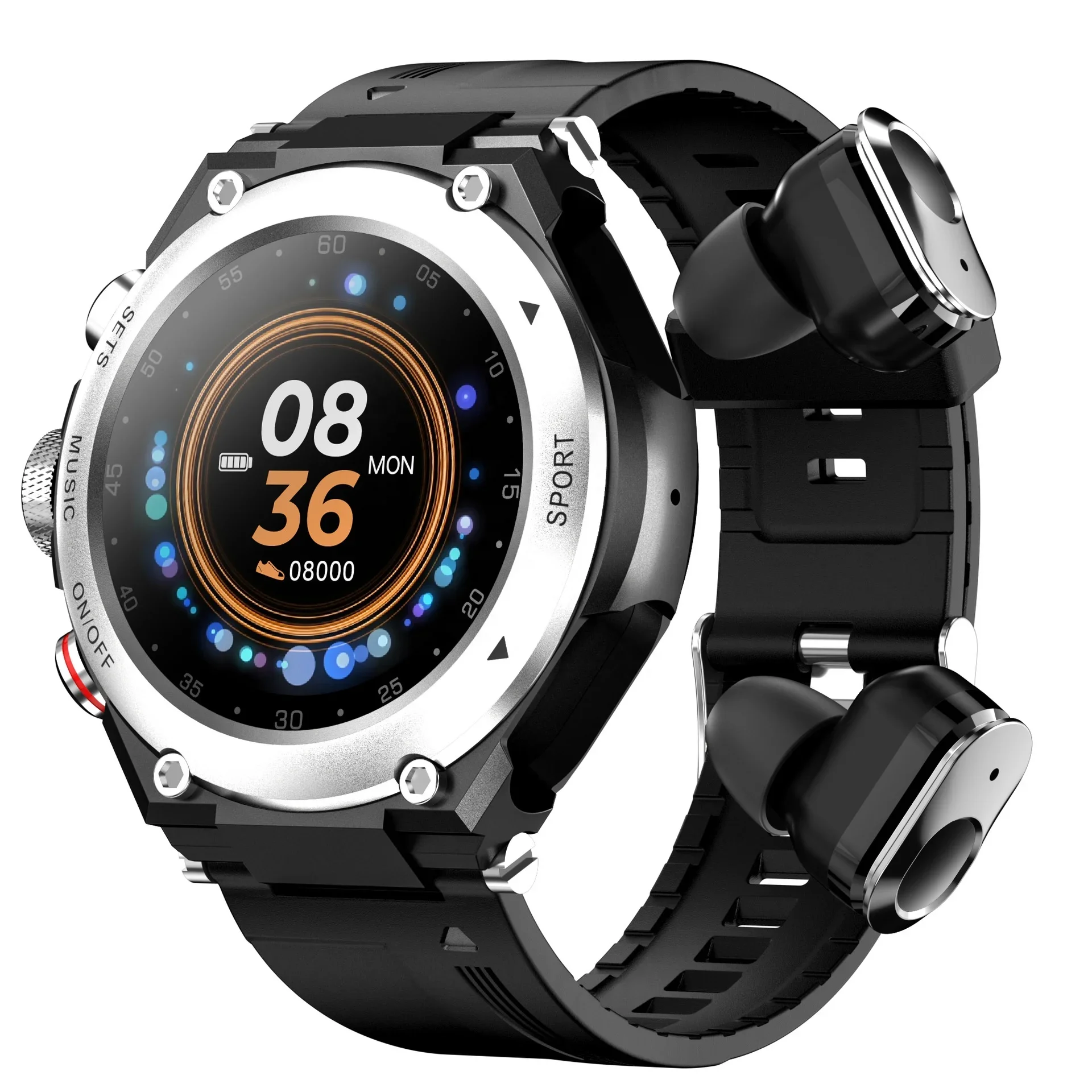 High quality 2 in 1 T92 smart watch tws  earbuds reloj inteligente audifonos smartwatch