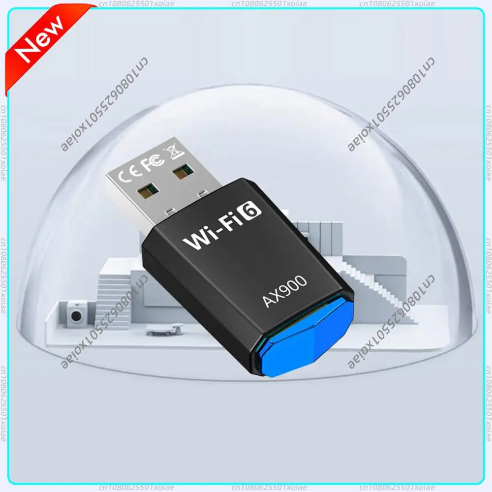

Беспроводная сетевая карта AX900 без драйверов, двухдиапазонная USB-сетевая карта, 900 Мбит/с, 2,4 ГГц и 5 ГГц, USB-адаптер Wi-Fi 6 для Win 7/10/11