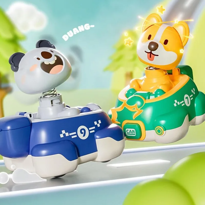 Baby Toy Cars Gifts Press and Go Animal Car Educational Toys, Pull Back Cars Toys for Toddlers, Baby Animal Racing Cars