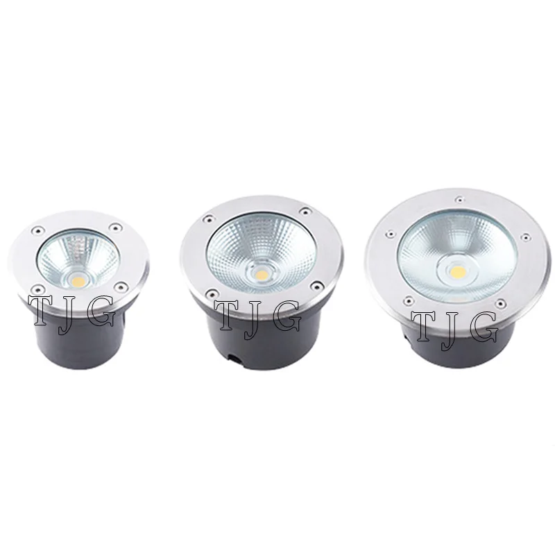 Imagem -03 - Waterproof Garden Enterrado Deck Light Lâmpada Recessed ao ar Livre Iluminação Subterrânea Iluminação da Calçada 3w 5w 10w 12w ac 110v 220v dc 12v Ip68