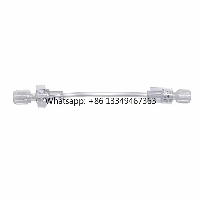X-Way 24h 24 Hours Connecting Tubing System Drip Chamber CT Contrast Agent Dual Head Tube Kit