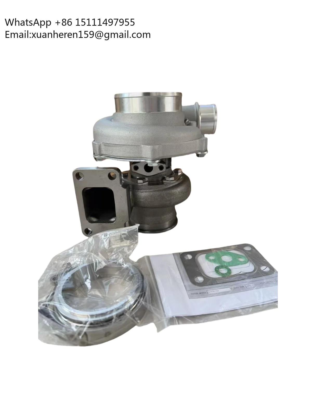 

GTX3576R Turbocharger Compressor AR.60 with Turbine T3 V Band Housing Dual Ball Bearing