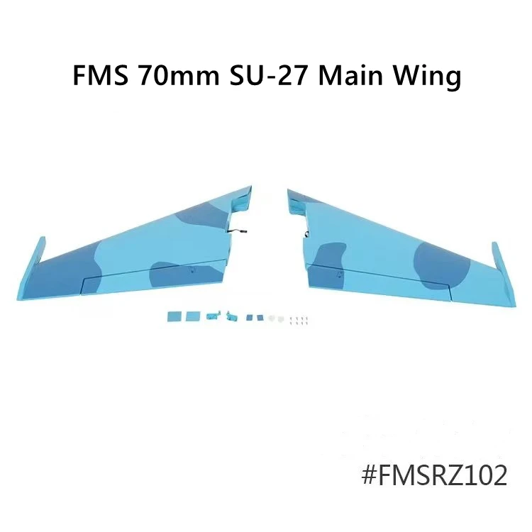 FMS 70 мм Φ SU27 основное крыло FMSRZ102 EPO пенообразователь с приводом, запасные части для самолета