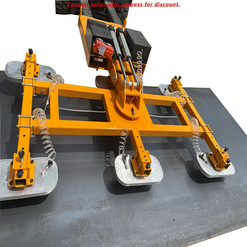 

300kg~800kg Forklift Fixture Vacuum Panel Lifter Glazing Tool With Suction Cup