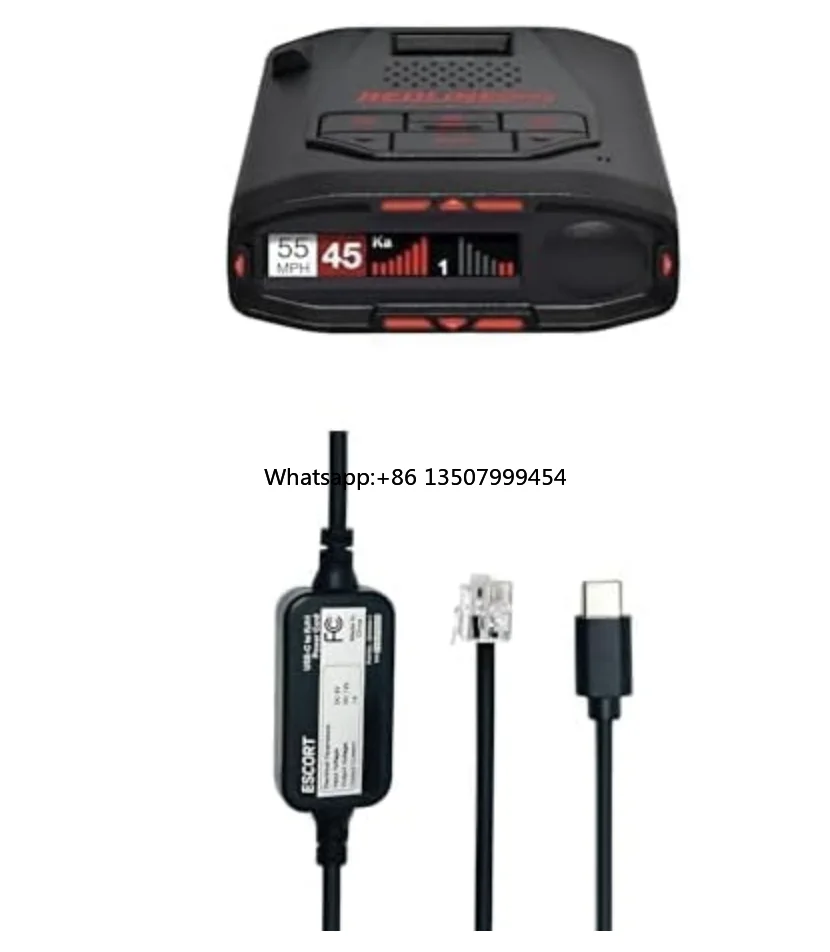 

360c Portable Plug Play GPS Receiver Mirror Link SDK Support + USB-C RJ11 Radar Power Cord Waterproof CarPlay/ 2-Year