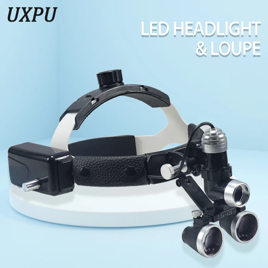 

Dental LED Headlights, Surgical Headlights, Medical Focus Lights, Surgical Magnifying Glasses, Dental Tools, 2.5X/3.5X Binocular