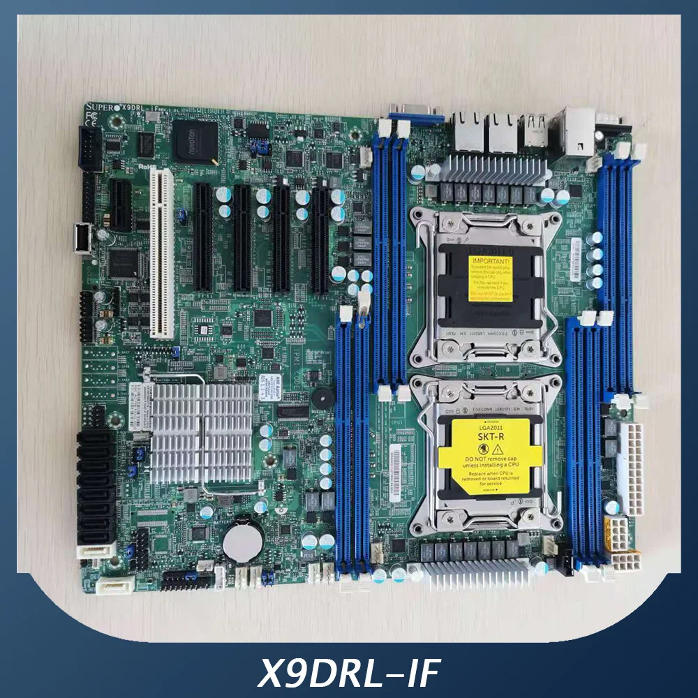 Motherboard For Supermicro X9DRL-IF X9DRL-3F/IF-Y101B Dual Main Board Game Multi Player Mobile Game Simulator Virtualization