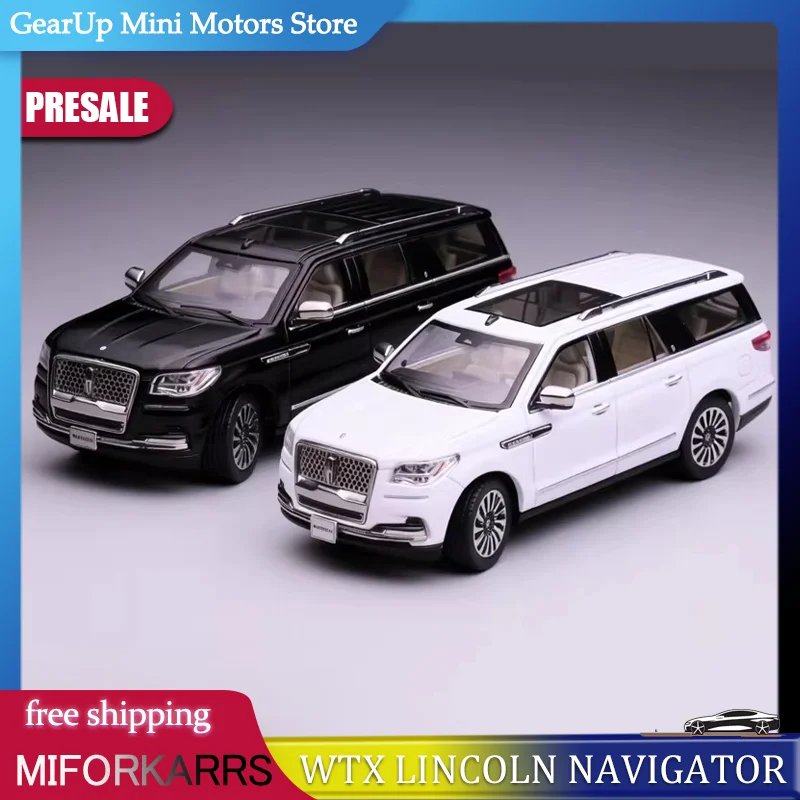 

Новая предпродажная модель WTX Lincoln Navigator SUV: миниатюрная литая под давлением модель автомобиля Lincoln SUV, игрушка, украшение, подарок для детей