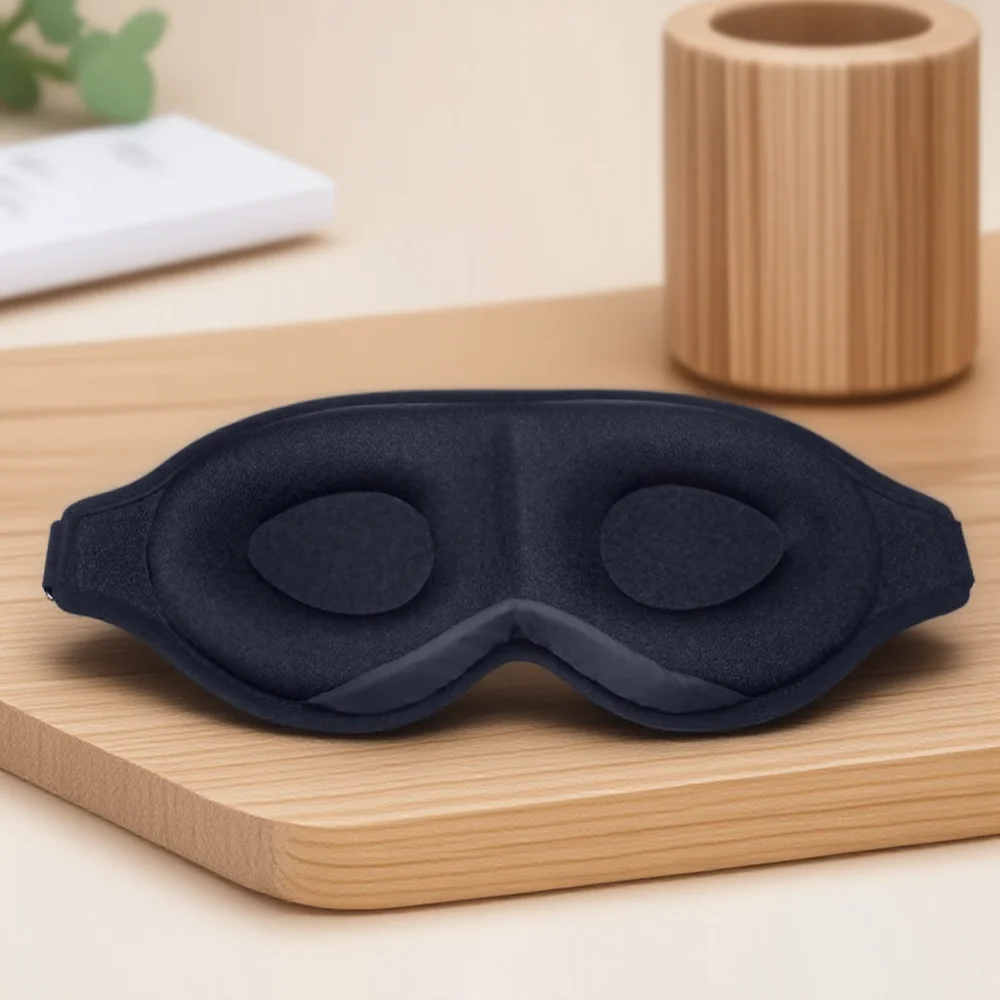 

3D контурная маска для сна, мягкая и удобная светоблокирующаяся маска для глаз для путешествий, медитации, отдыха