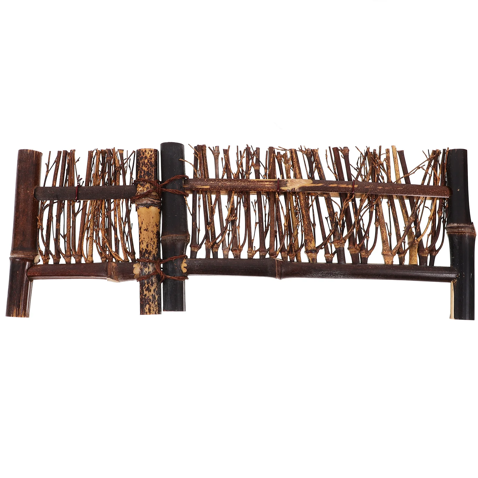 Sushi Fence Bamboo Decor Seafood Serving Plate Rustic Backdrop Food Photography Prop Sushi Serving Set Bamboo Decor
