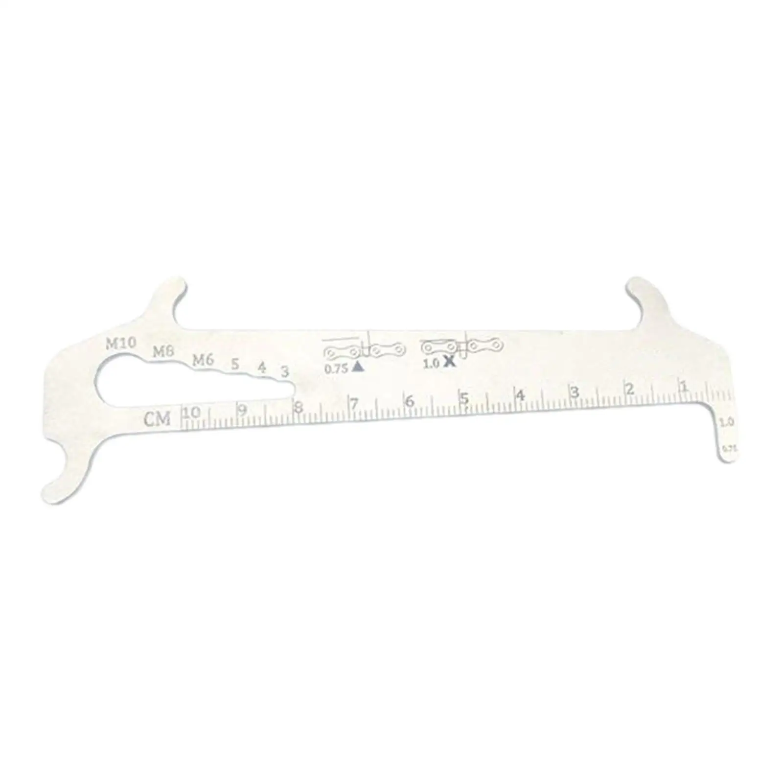 Chain Wear Indicator Tool Chain Checker Chain Stretch Detection Caliper Tool for Most Bicycle Chains Gauge Measurement Ruler