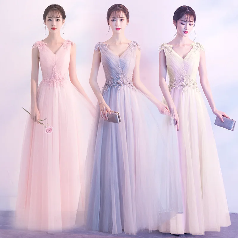

Bridesmaid Clothing Summer Niche High-end Host Evening Dress Skirt High-end Female Atmosphere Robe De Soiree Elegante Pour Femme