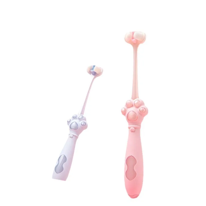 SAKURA Three Sides Children's Toothbrush 10000 Soft Hair 3-12 Years Old U-shaped Student Toothbrush Deeply Clean Oral Hygiene