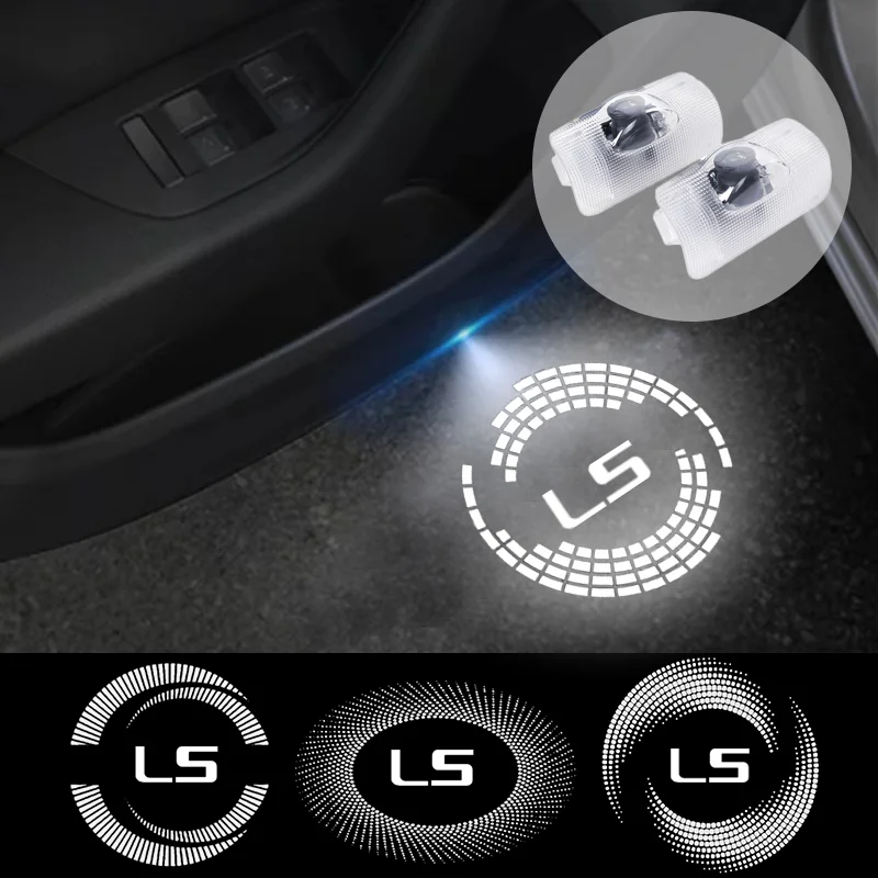 Car Door Projector Ghost Shadow Logo Lamp for Lexus LS Logo 2005-2017 LS400 LS500 LS300 LS600 LS460 Welcome Atmosphere Light