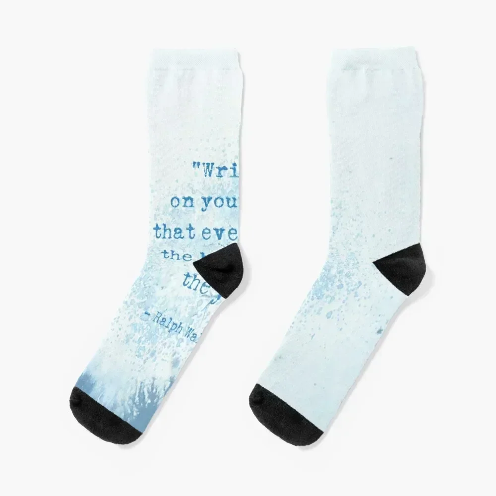 

Ralph Waldo Emerson Socks Crossfit cute Run shoes Designer Man Socks Women's