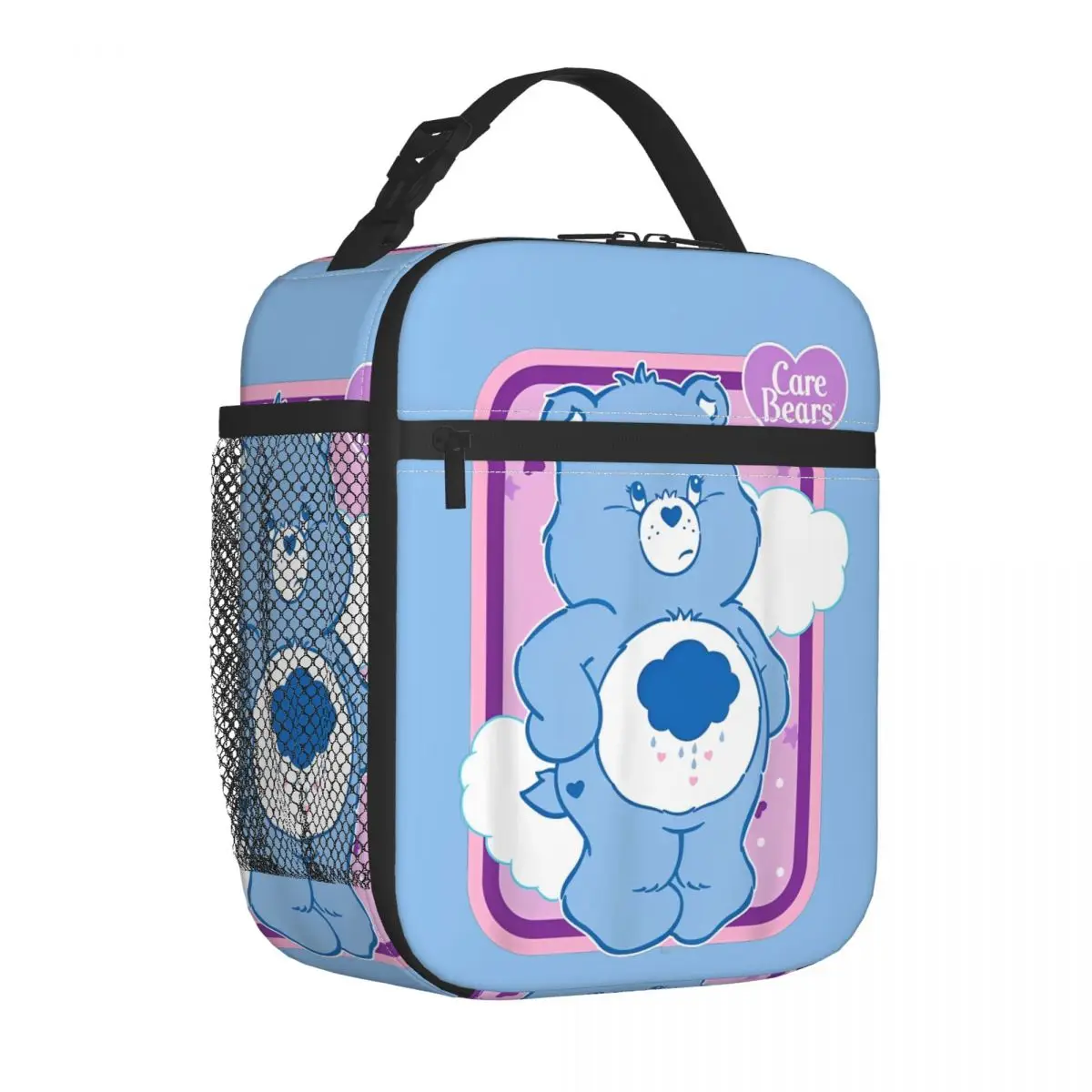

Care Bears Grumpy Bear Insulated Lunch Bags Cooler Bag Meal Container Leakproof Tote Lunch Box Food Handbags Work Picnic