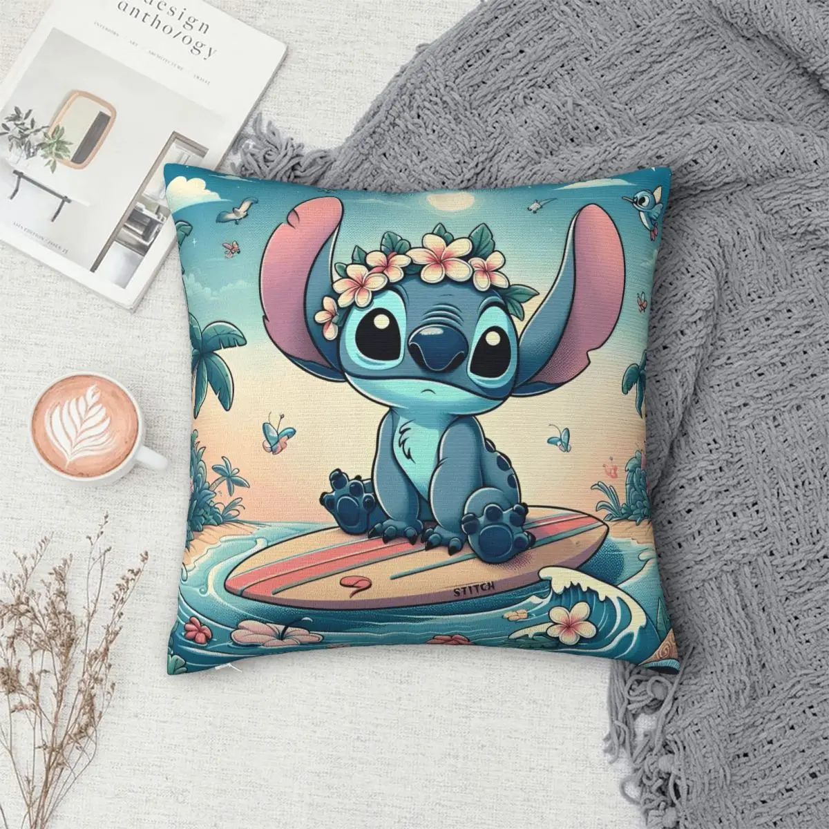 لطيف الكرتون كوالا غرزة كيس وسادة وسادة تغطي خمر المخدة الزخرفية للمنزل 40*40 سنتيمتر #4