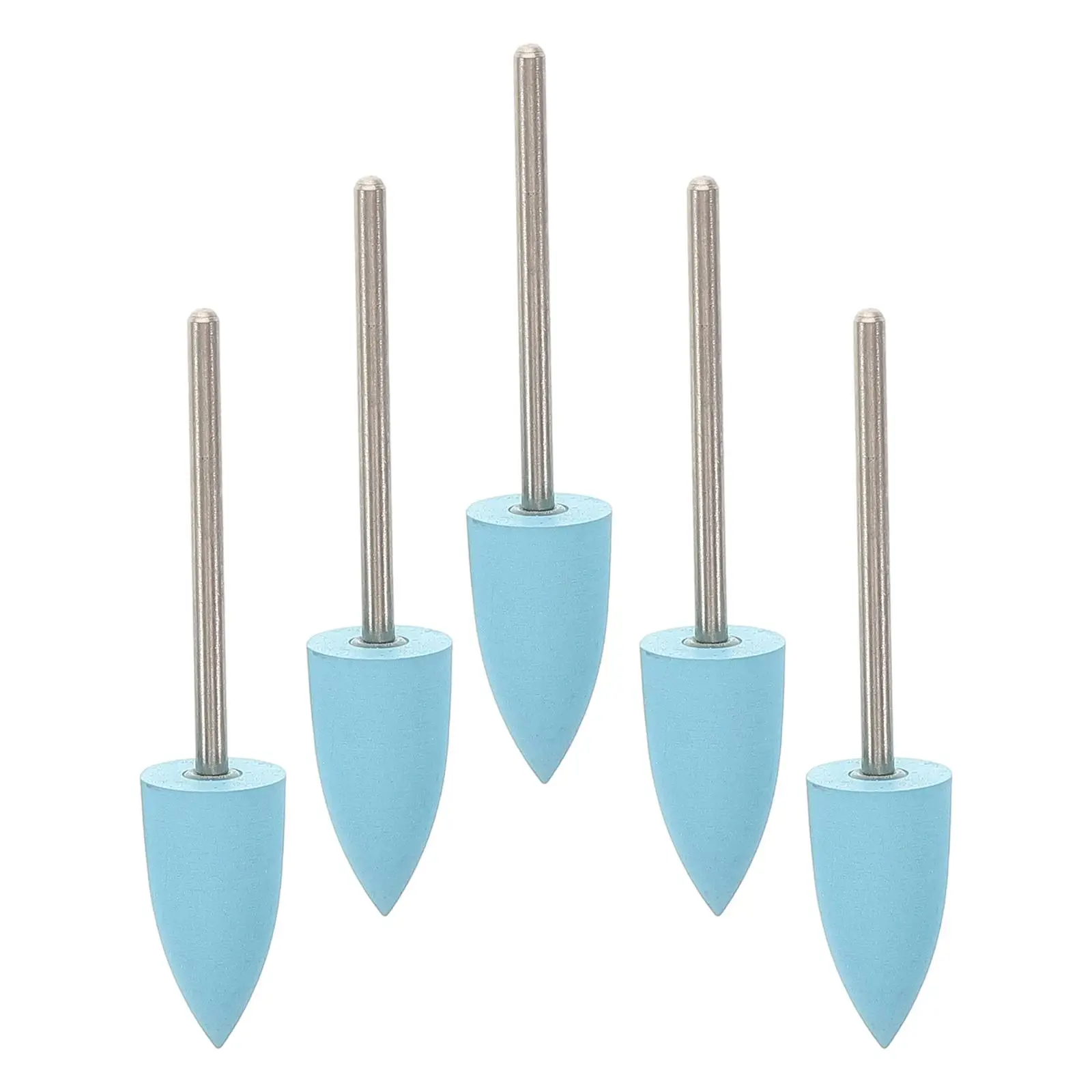 연삭 연마 매니큐어 액세서리 도구에 대 한 5pcs 비트 네일 아트 네일 드릴 비트 실리콘 공급 아크릴 손톱 실리콘